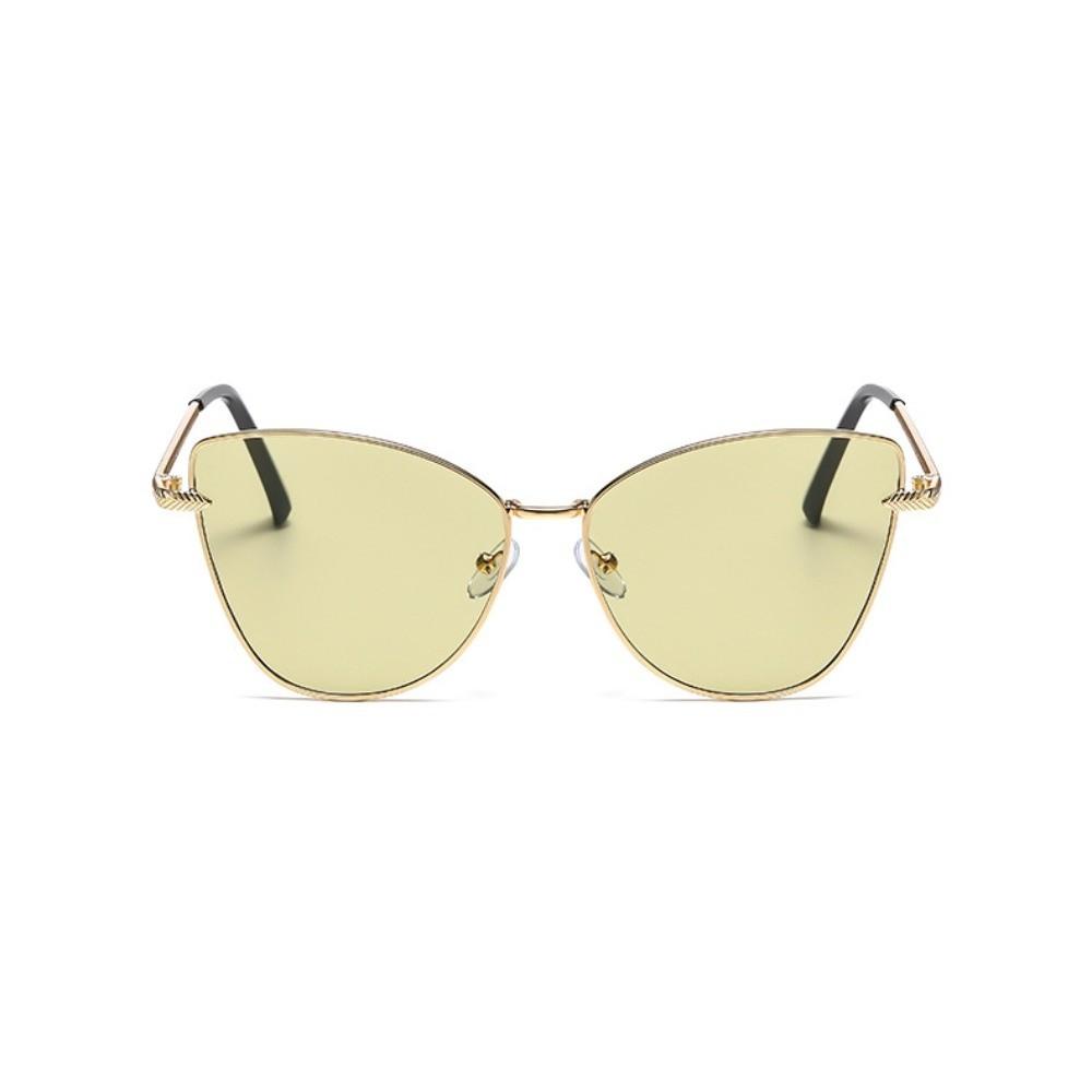 Multicolor UV400 Eyewear Sun Protection Big Frame Sun Glasses Vintage Cat Eye Sunglasses  Outdoor