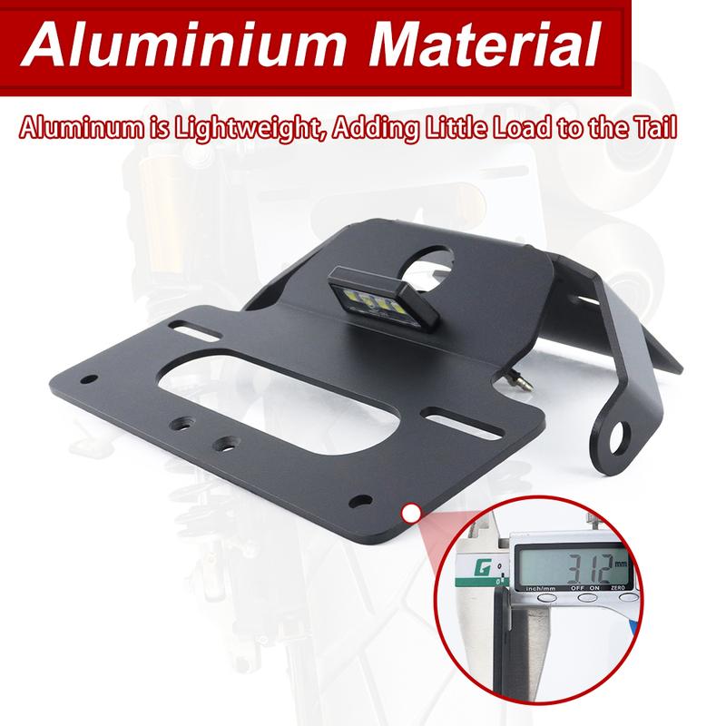License Plate Holder Bracket Fit For Triumph Scrambler 1200 XE / XC -2024 Motorcycle Rear Tail Tidy Fender Eliminator Kit