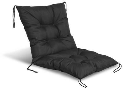 Gartenkissen 50x50x50 cm für einen Stuhl, wasserdicht, schwarz