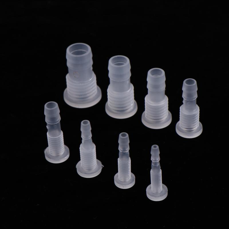 5Pcs M5 M6 M8 M10 M12 M14 M16 Food Grade PP Straight Through Connectors Aquarium Tank Air Hose Joints Irrigation Pipe Fittings