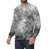 Men's Casual Fashion Printed Round Neck Pullover Sweatshirt