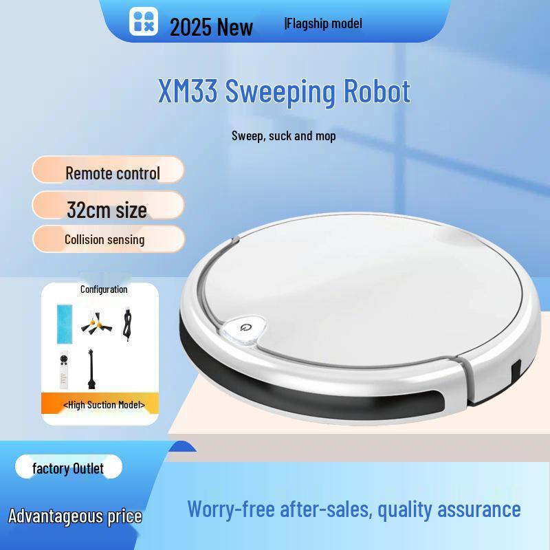Automatic Smart Mop-Sweep Robot with Integrated Vacuum and Large Water Tank