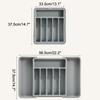Cutlery Organizer Adjustable Cutlery Storage Tray Expandable Spoon Fork Divider Drawer Organizer