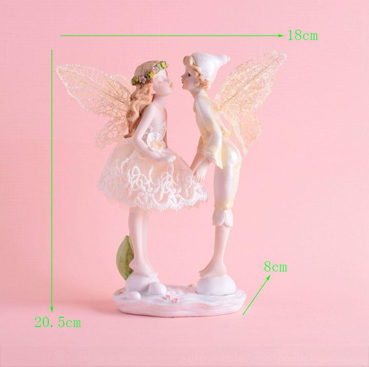 Evropské pryskyřičné ozdoby Anděl Květina Víla Domov Obývací pokoj Stůl Socha Řemesla Dětský pokoj Figurky Dekorace Narozeninové dárky
