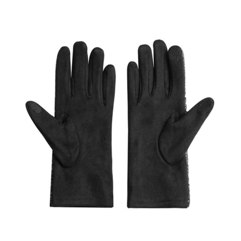 Ouie Padded Needlework Gloves Black OU1508