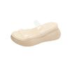 Slippers women's summer outer wear 2025 new models go out for leisure, small people increase their height, muffin shoes, thick-soled one-word coo