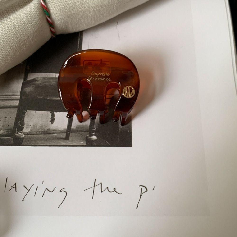 Grab Clip Letter Hair Clip Acetic Acid Cute Hairpin Cute Acetate Hair Claw  Girl