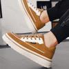 Fashion Niche Design Casual Low Top Thick Soled Shoes for Men 2025 Autumn Fashion Trend Versatile Comfortable Non Slip Platform sneakers
