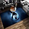 Dinosaur Moonlit Adventure Office Rug Chair Mat, Game Carpet, Suitable for Front Door, Bedroom, Living Room, Desk, Holiday Gift