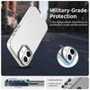 For iPhone 17 Case PC+TPU+PET Matte Anti-Drop Phone Back Cover