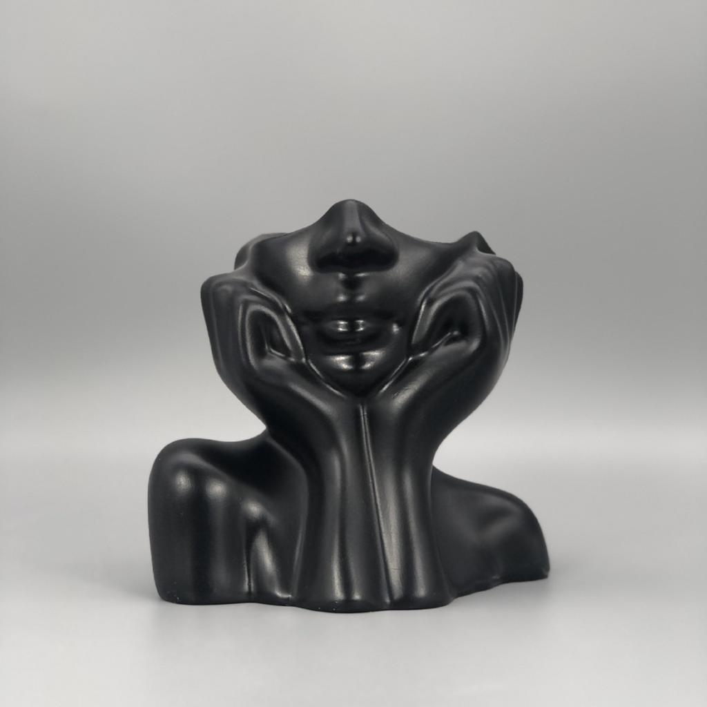 Human Ceramic Vase Human Vase Art Vase Scandinavian Home Decoration Ceramic Vase Tabletop Art Statue