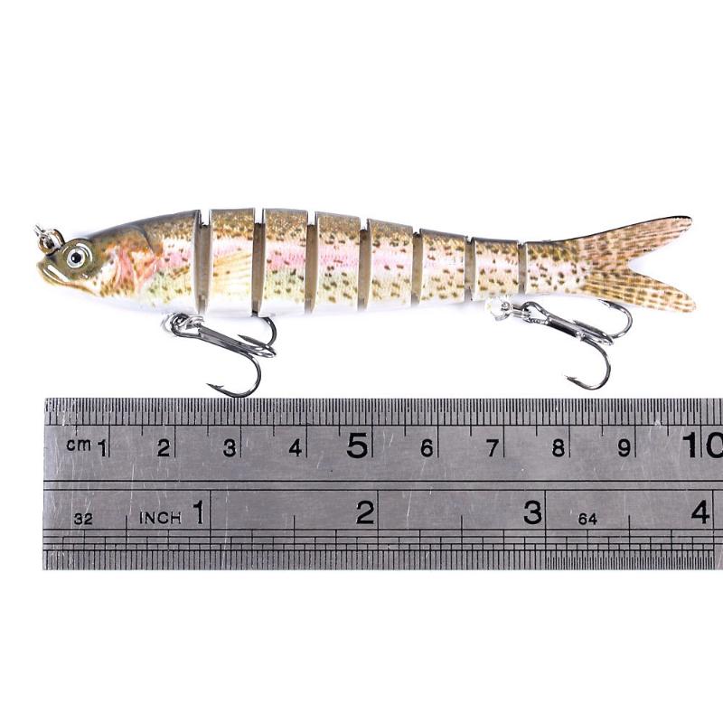 Pike Wobblers for Fishing Artificial Bait Hard Multi Jointed Swimbait Crankbait Lifelike Fishing Lure Tackle 10cm-11.4g Lure