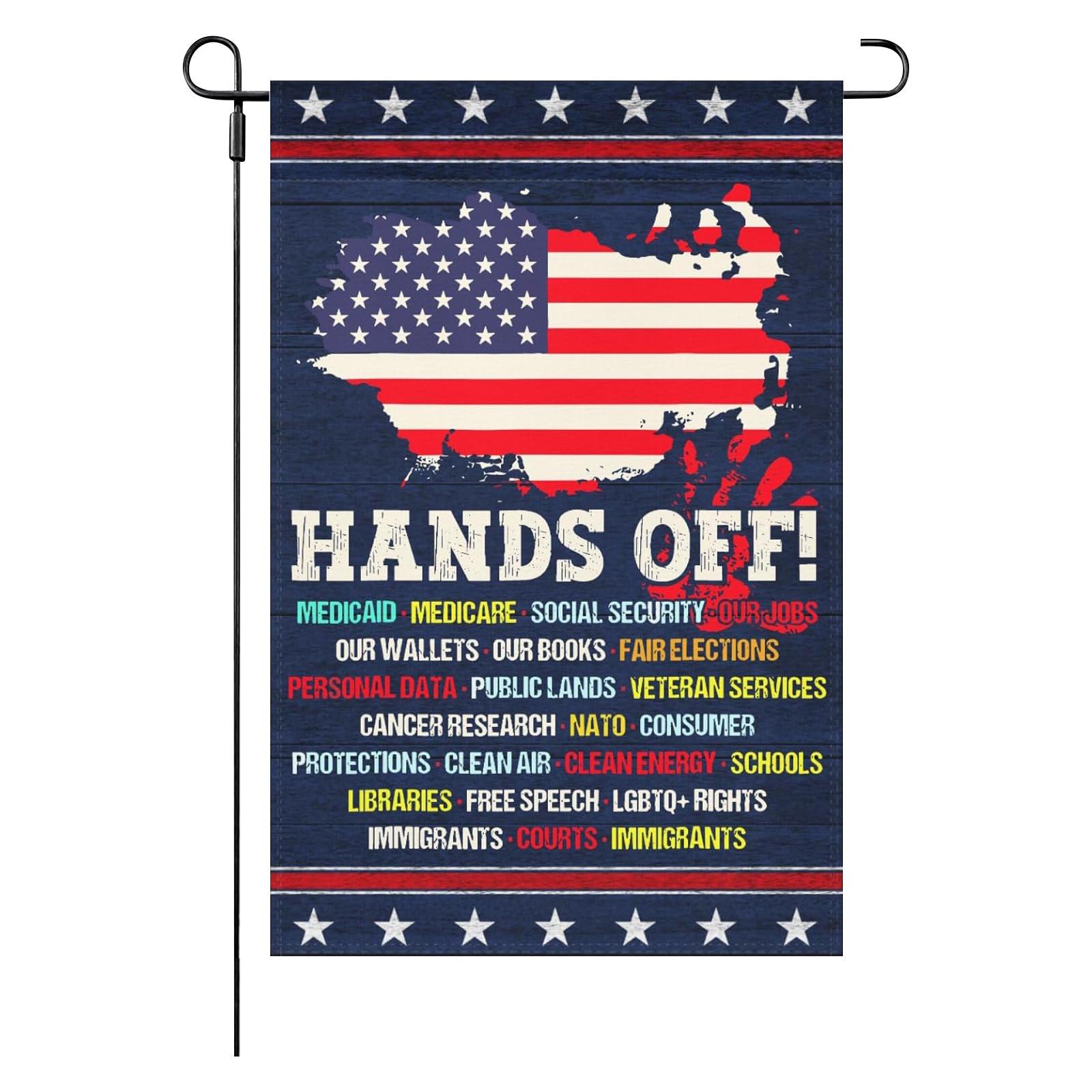 

Протест Социальное обеспечение и Medicare Флаги протеста Смешные баннеры Доставка на следующий день Дом Флаги для сада One Size