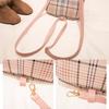 Mini batoh Crossbody taška pro ženy - dospívající dívky Kostkovaná kabelka přes rameno Módní dámský batoh Colorblock