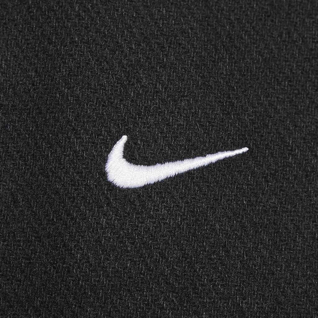 New Nike Solo Swoosh Men's Wool Varsity Jacket FZ1168-010