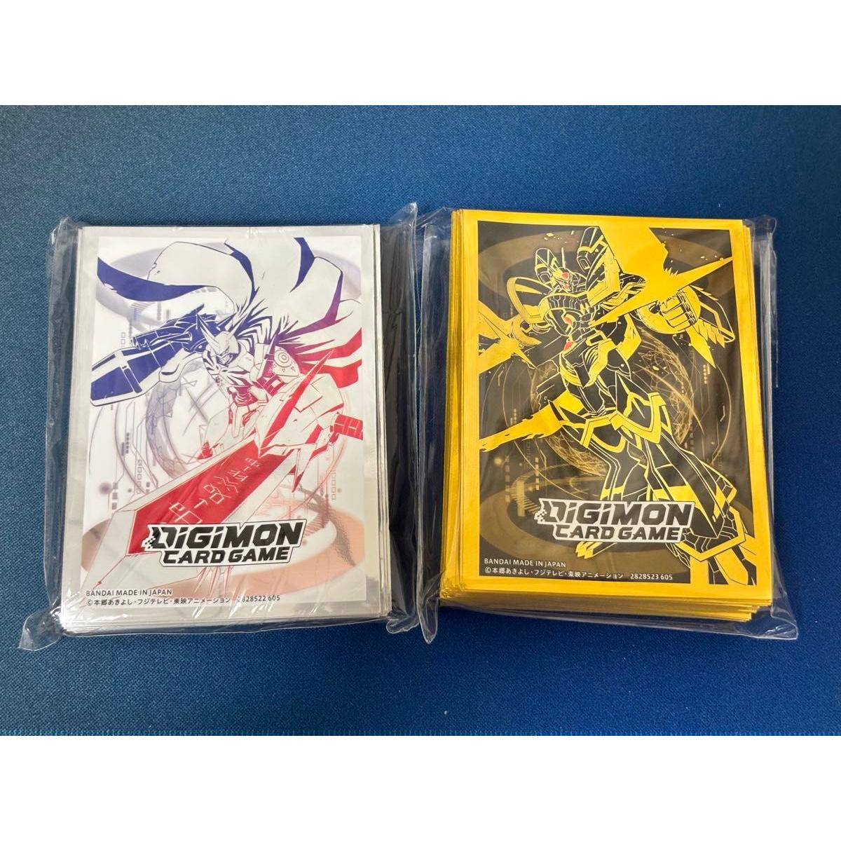 Used Omegamon Alphamon Sleeve Digimon Card Game Official Card Sleeve Official Sleeve Digimon Card