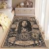 Bob Marley Reggae Art Design suitable as a non-slip mat for the living room or bedroom sofa