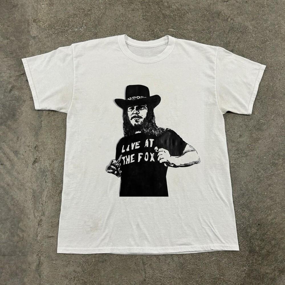 Vintage Lynyrd Skynyrd Ronnie Van Zant Live At The Fox T-shirt, Size S-5XL Unisex T-Shirt M