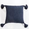 REGINA Cute Tassels Chenille Pillow Case Nordic Bed Knitted Pillow Cover Fall Home Decorative Pillowcase Sofa Soft Cushion Cover