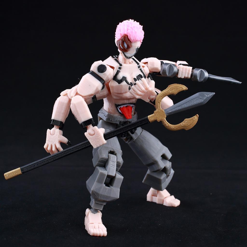 Printed Multi-Joint Action Figure T13 Titan13 Jujutsu Kaisen Sukuna King Of Curses Dummy13 Lucky13 Anime Model Kit Toys