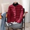 2024 Women's Slim Lightweight Down Jacket - Short, Round Neck, Warm Inner Layer, Trendy Plus Size Outerwear