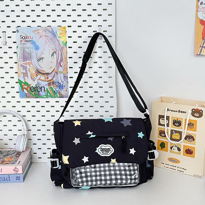 Cute Girl Y2k Crossbody Bag New Japanese Harajuku Sweet Ulzzang Ita Bag Daily Commuting Light Casual Women's Bag