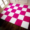 30*30cm Kids Carpet Foam Puzzle Mat EVA Shaggy Velvet Baby Eco Floor 7colors
