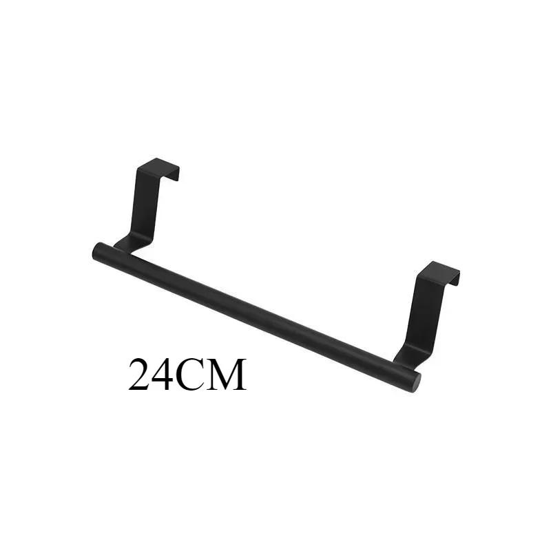 1PCS Towel Rack Stainless commodity shelf Steel Towel Bar Storage Organizer Bathroom Kitchen Cabinet Door Hanging Towel Rack