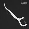 500pcs Disposable Dental Floss Stick Teeth Stain Removal Floss Oral Care Tool