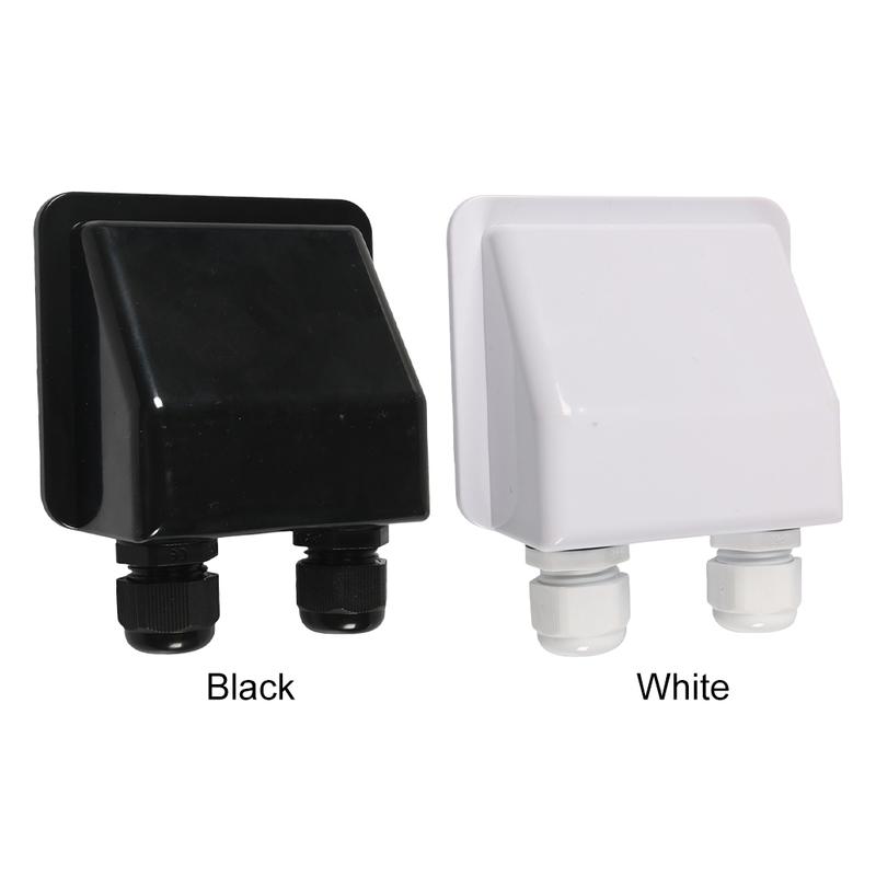 Double Wire Entry Gland Box Caravan Solar Car Junction Box Solar Cable Motorhome Junction Box Motorhome RV Yacht Car Accessories