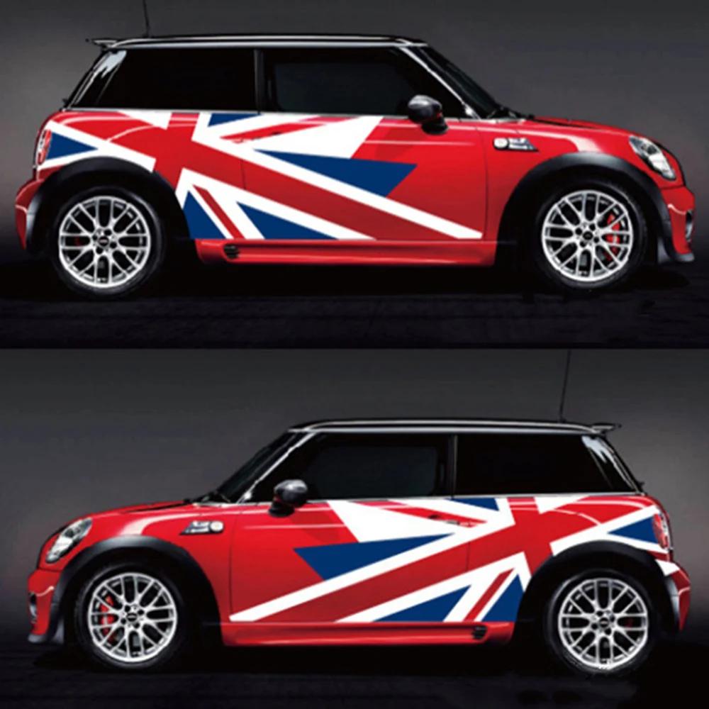 Union Jack Car Exterior Door Side Body Stickers Decal For MINI Cooper Countryman R60 R55 R56 F55 F56 F60 Car Styling Accessories