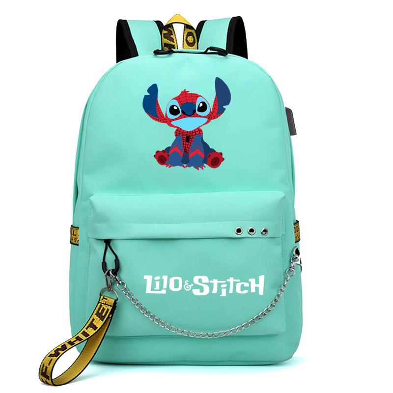 Cartoon Anime Printing Usb Stick Backpack Casual Middle School School Bag