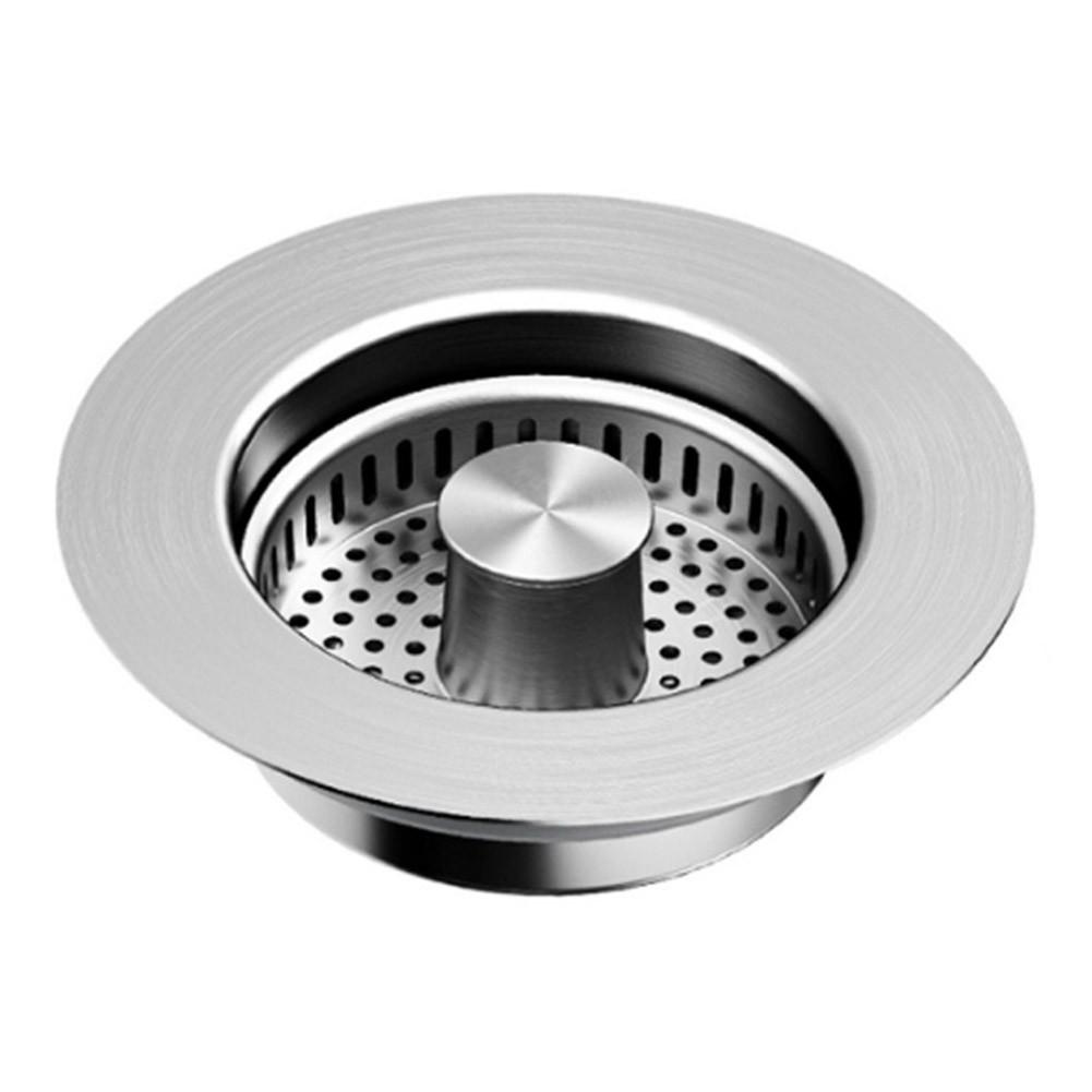 

Compact Design Leak-Proof Strainer Stainless Steel Sink Strainer B (upgrade)