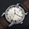 HAND-WINDING VINTAGE SWISS MENS REFURBISHED SILVER COLOR DIAL WATCH a700876-5 R205a-a700876