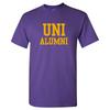 University of Northern Iowa Basic Block Alumni Collegiate T Shirt - Purple