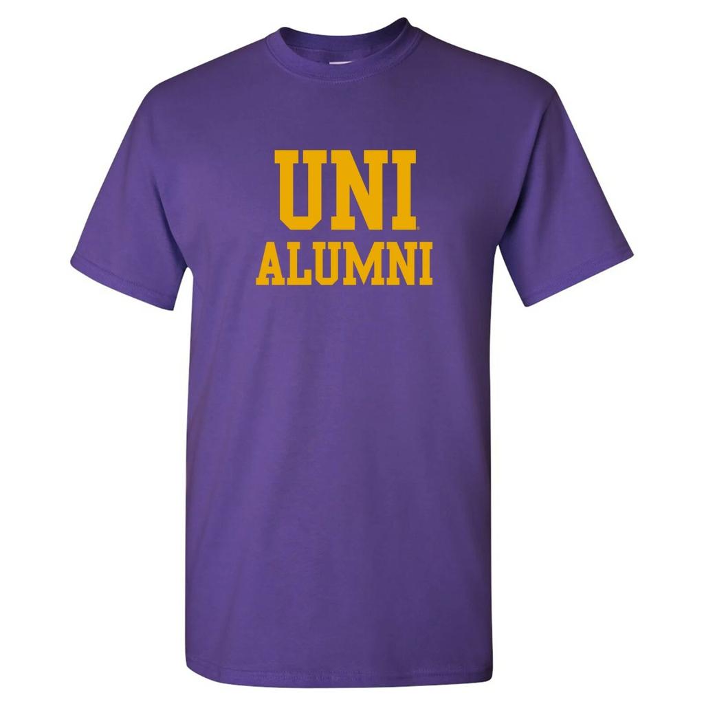 University of Northern Iowa Basic Block Alumni Collegiate T Shirt - Purple