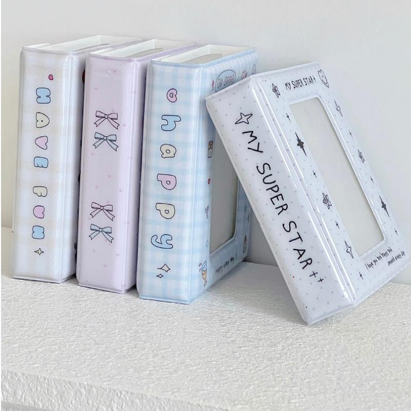 Kawaii Dibujo Animado Estrella Ídolo Kpop Po Portatarjetas Libro Lindo Po Álbum Protector Pantalla Pocard Protector Papelería Escolar Calidad