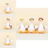 Lovable Goose White Plush Toy Keychain Cozy Duck Doll Pendant Backpack