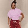 Shemoda Summer All-Matching round Neck Short Sleeve T-shirt Female Street Fashion Loose Leisure Slimming Sexy Tops
