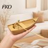 Minimalist Ornament 3D Printed Boat Figurine, Stable Ornaments with Paddle, Desktop Decoration Base Miniature for Home Office Display Creative