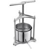 Fruit Wine Press, 1.6 Gallon/6L, Stainless Steel Manual Juice Maker with Powerful T-Shaped Handle, Juice Making for Apple/Grape/Orange/Berry,