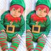 Christmas Costume Infant Baby Long Sleeve Green Santa Suit