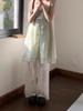 Summer Loose Pants Vintage White Pants Women High Waist Sweet Embroidery Flower Pants Lace Korean Y2k Aesthetic Casual Trousers