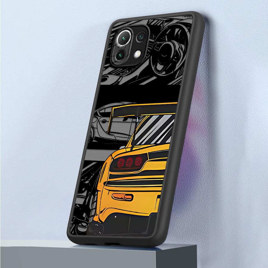 Japan Sports Cars Case for Xiaomi Mi 11 Lite 11T 12X 12T 11T Pro Soft Cover