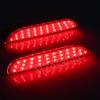 2PCS LED Rear Bumper Reflector Light For Nissan Leaf Pathfinder Rogue X-Trail X Trail JX35 QX56 Qashqai 2014- Tail Brake Lamp
