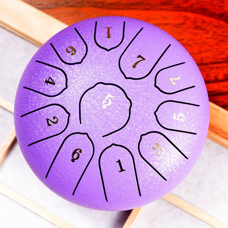 Éterický ocelový jazykový buben - 6/8/10/12/13/14 palcový Handpan perkusní nástroj.