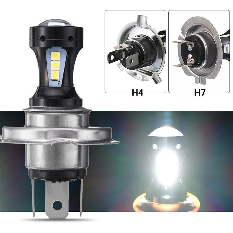 H4 LED Headlights For Auto Motorcycle Truck Boat Tractor Trailer Offroad Working Light SMD 3030 18LED Work Light Spotlight H7