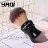 YAQI 24mm Black Handle Yellow Synthetic Hair Knot Mens Wet Shaving Brush