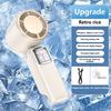 Cooling Ice Cooler Turbo Jet Fan USB Rechargeable Cooling Fan Ice Cooler Fan  Outdoor Travel Office