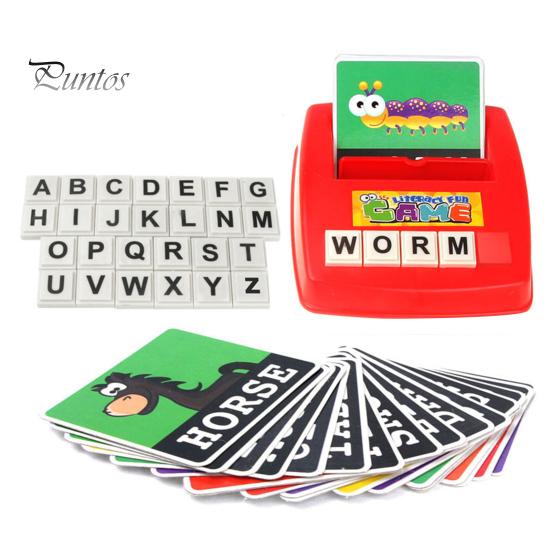 

1 набор карточек с буквами английского языка, обучающая машина для детей раннего образования, интерактивная игра на сопоставление алфавита, обучающая игрушка для обучения правописанию слов для малышей и мальчиков 1 Set